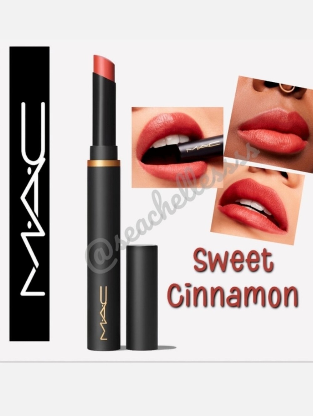 Mac Powder Kiss Velvet Blur Slim Stick | Cinnamon | Brand New in Box | Authentic - Picture 1 of 13